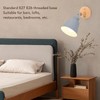 Wall Sconces Modern Minimalist Style Wood Art Decorative Grey Wall