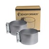 Roadformer 4" Butt Joint Exhaust Clamp - Aluminized Steel for