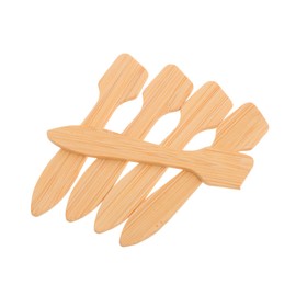 BIUDECO Bamboo Face Mask Spatula Set of 5 Mini Makeup Spoons for Facial Mask Application Mixing