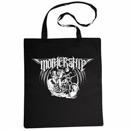 Reifen-Markt Shoulder Bag Biker – Rocker – Gothic – Vintage – Skull – Ghost – Chopper – Custom Bike – Ghostwriter – MC – Biker Club Shopping Bag School Bag Gym Bag in Black, black