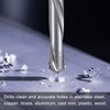sourcing map Cemented Carbide Twist Drill Bits 4.5mm Metal Drill