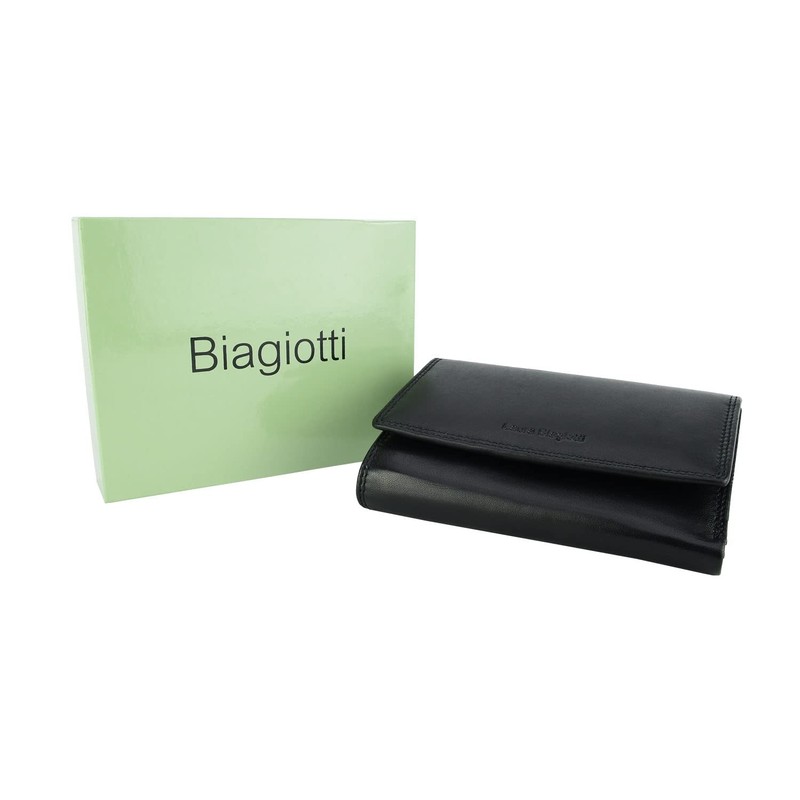 Laura Biagiotti Ladies Genuine Leather Large Wallet with Gift Box,