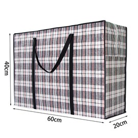2PCS Laundry Bags, Large Strong Durable Storage Bags for Moving House Shopping and Laundry, Jumbo Reusable Zip Bag Storage Bags, 60x45x20Cmx120,M