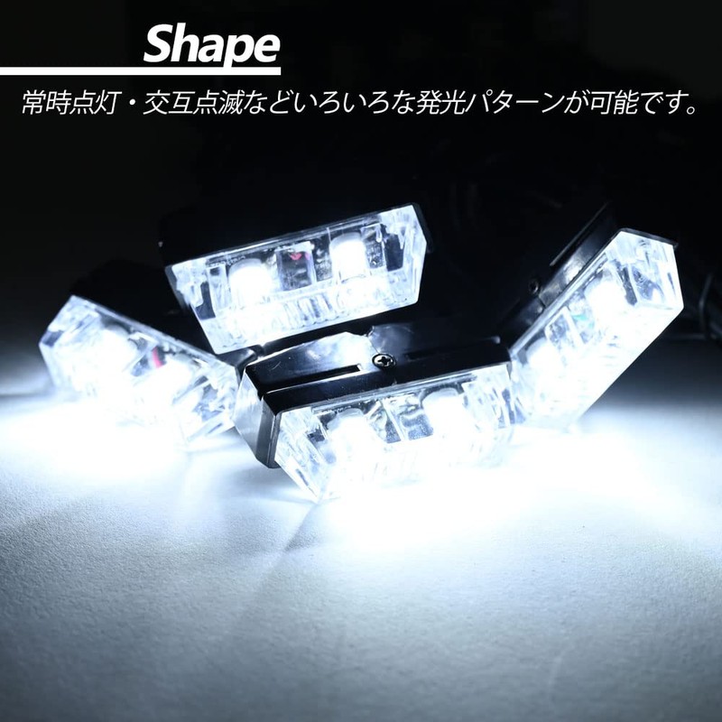 12V Car LED Strobe Light Flashlight Strobe Light Flash Light