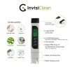 InvisiClean 3 in 1 TDS Meter Water Tester - Measures