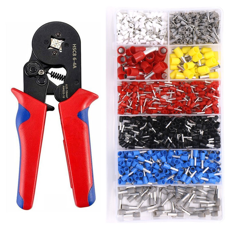 Terminal Crimping Pliers Rachet Ferrules Tube Tool European Style Hand