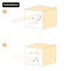 KCOLVSION 1 Pair 34 Inch 500 Lb Capacity Heavy Duty