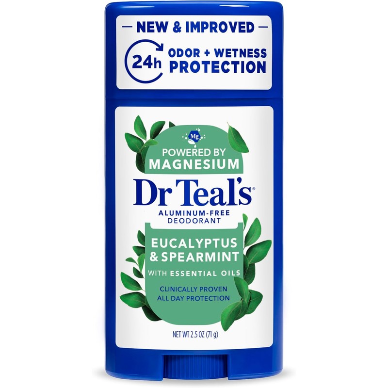 Dr Teal's desodorante con aceite de coco libre de alumino