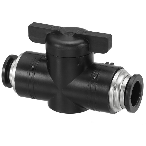PATIKIL 1/2"-3/8" Pneumatic Ball Valve, 1 Pcs Push to Connect