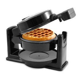Elite Gourmet Flip Belgian Waffle Maker Nonstick Compact Easy Clean Kitchen Tool