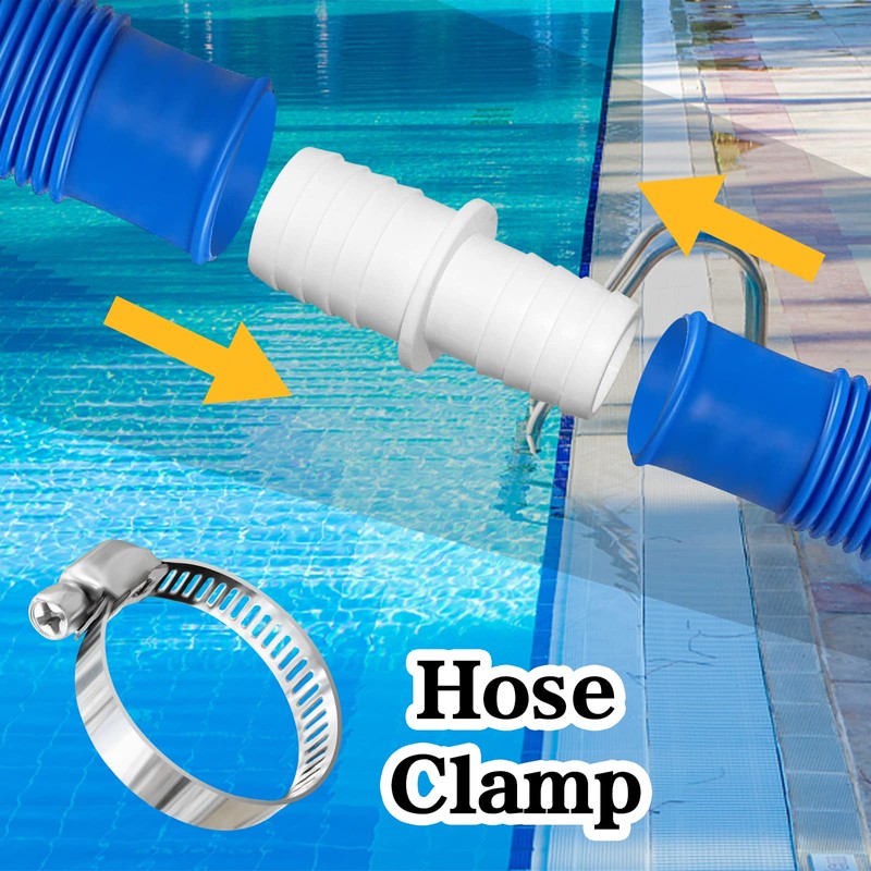 2 x Hose Connectors 32 mm to 38 mm Diameter