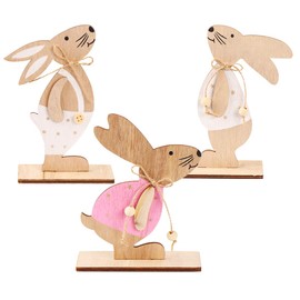 Zaloife Easter Decoration, Easter Bunny, Decorative Rabbit, Set of 3