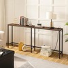HOOBRO 70.9 Inches Console Table with Charging Station, Extra Long