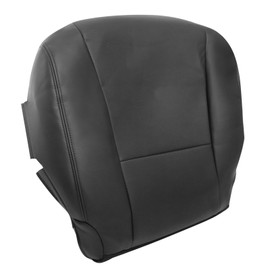 SecosAutoparts Front Driver Side Replacement Bottom Perforated Leather Seat Cover Compatible with Lexus LS460 LS460 L LS600h 2007 2008 2009 2010 2011 2012#LA20 or LB20 Black