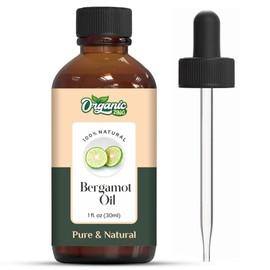 Organic Zing Bergamot (Citrus Bergamia) Oil | Pure & Natural Essential Oil for Skincare, Aroma & Diffusers - 30ml/1.01fl oz