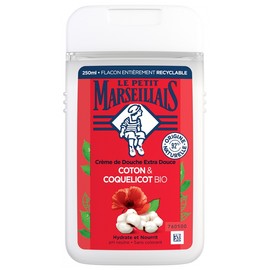 Le Petit Marseillais Extra Gentle Cream Shower Milk Cotton & Red Poppy 250ml
