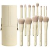 Vynestra Makeup Brushes Buttery Blends 12 Travel Face& Eye Makeup