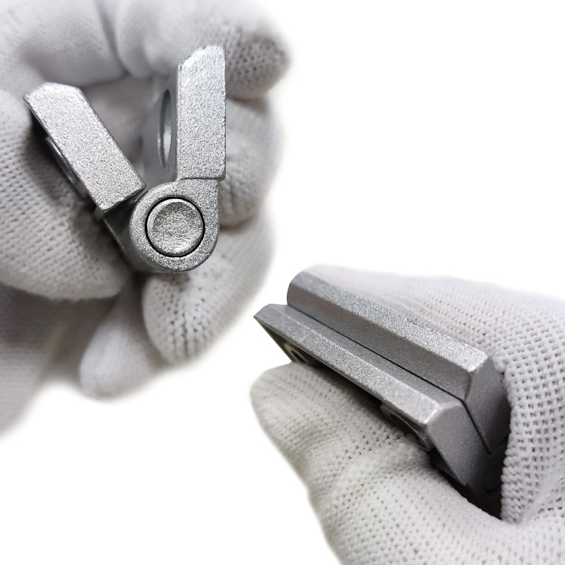 BLCCLOY 4 Sets 10 Series Aluminum Extrusion Profiles Pivot Hinge