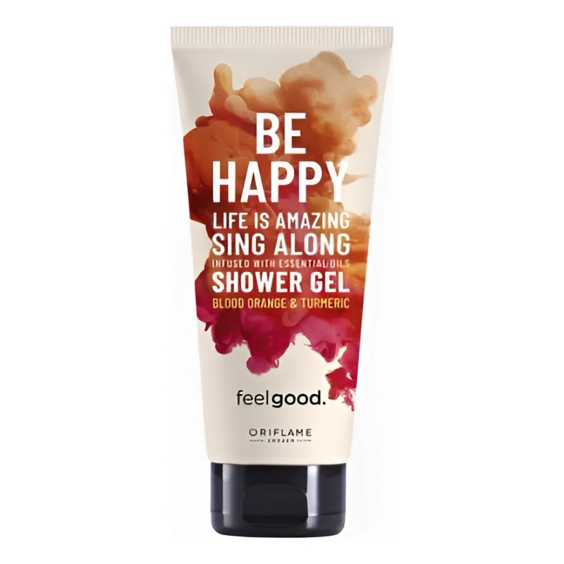 Gel De Ducha Corporal Con Aromaterapia Be Happy Oriflame Naranja