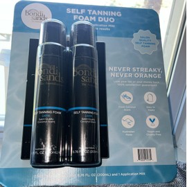 Bondi Sands Self Tanning Foam Duo Dark plus Applicator Set NIB Sealed