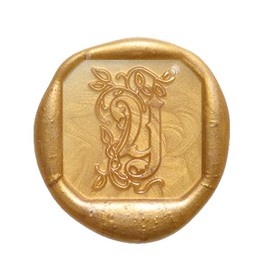 Sceau carré enluminé ""Y""