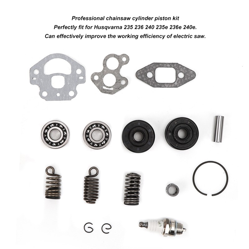 Cylinder Piston Kit Accessory Replacement for Husqvarna 235 236 240