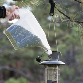 More Birds 3N1 Bird Seed Super Tote and Storage, 5 lb Seed Capacity
