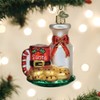Old World Christmas Santa's Milk and Cookies Glass Blown Ornament