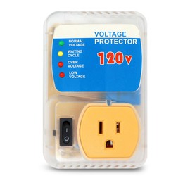 [ETL Listed] BSEED Surge Protector, Outlet Voltage Protector for Home Appliances, Power Surge Protector Suit for Refrigerator, Computer and Freezer, Adjustable Voltage Regulator, 120V, 1800W, 1 Pack