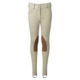 Dover Saddlery Girls' Wellesley Competition Jod, Size 12, Tan