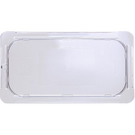 CFS 10276U07 StorPlus Third Size Polycarbonate Universal Flat Surface Food Pan Lid, Clear