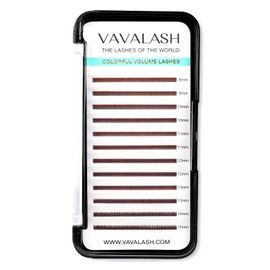 Colored Lash Extensions 0.07mm CC Curl White Individual Volume Lashes Extensions 8-15 Mix Length Color Eyelash Extensions for Salon (White 0.07-CC, 8-15mm)