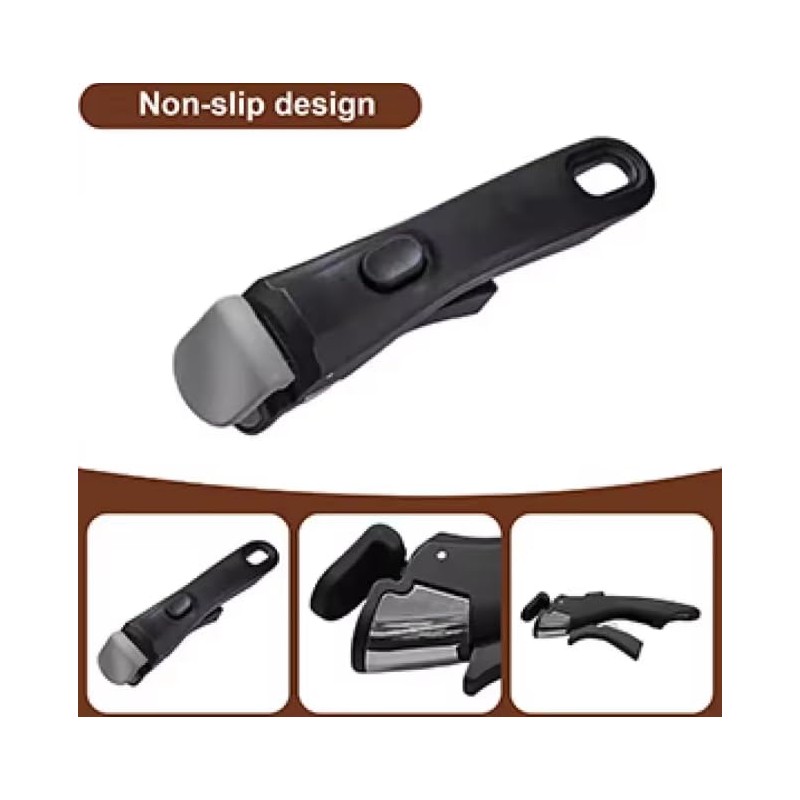 ABE Pot Handle Skillet Handle, Removable, Heat Resistant, For Frying