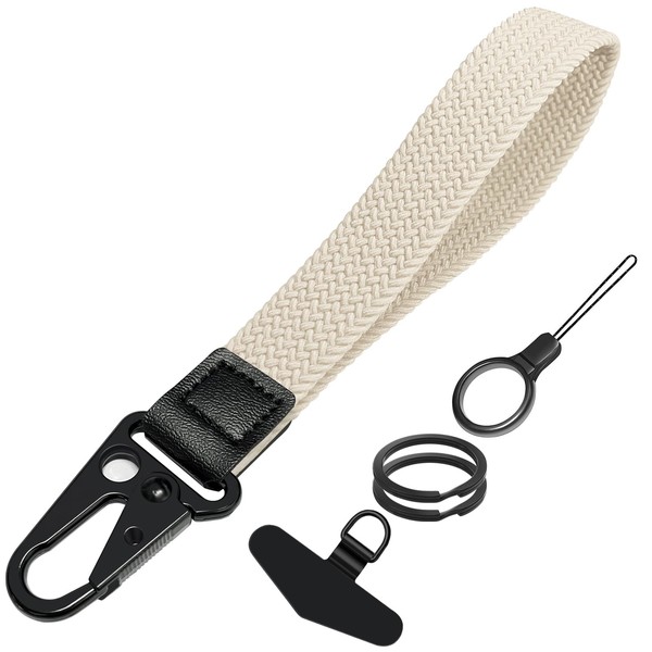 BuitBoll Stretchy Wristlet Keychain, Wrist Lanyard Strap Key Chain Holder