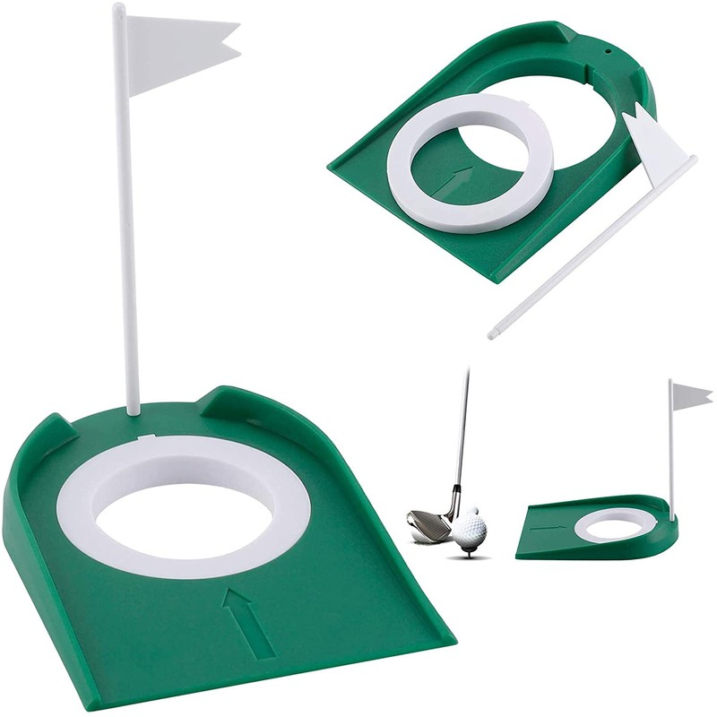 ANCLLO Golf Putting Regulation Cup Hole Flag for Men Women