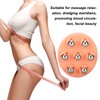 Hand Held Massager 7 Balls 360 Degree Rotatable ABS Steel