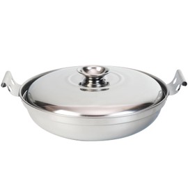 Wahei Freiz RB-3360 Stainless Steel Seafood Pot with Lid, 7.9 inches (20 cm), Induction Compatible, Gas