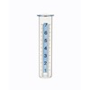 Mateda Mateda 7" Capacity Rain Gauge Glass Replacement Tube with Lid Design for Yard Garden Outdoor Home (01)