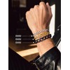 Bandmax Cuban Link Bracelet, Stainless Steel Wrist Chain for Mens,