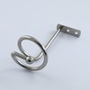 CHIMEI Drapery Holdbacks Set of 2 Silver, Curtian Hold Backs