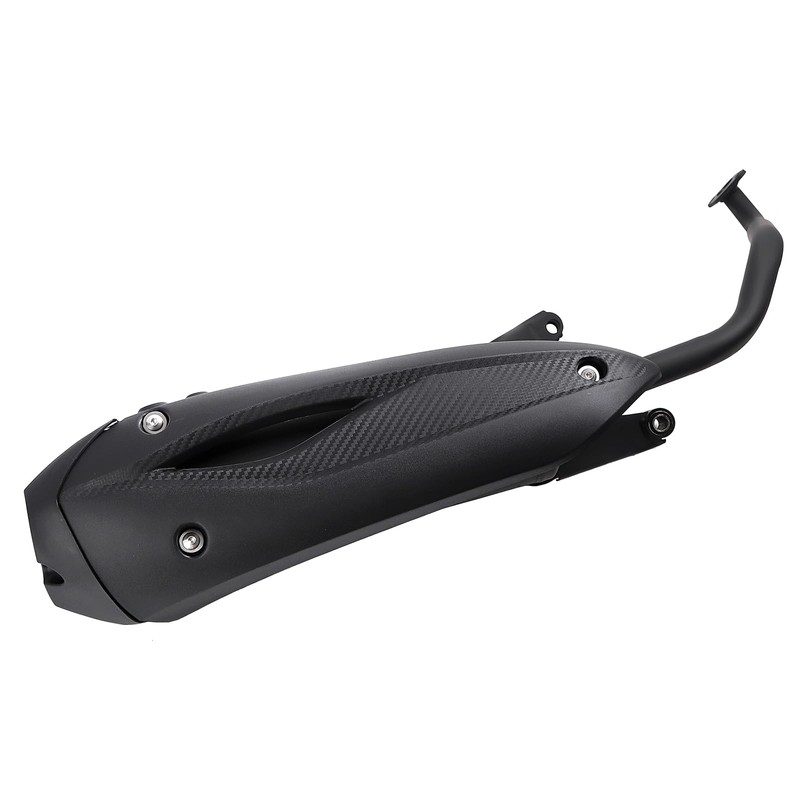 Mokuo Motorcycle Exhaust Assembly in Heavy Iron Material Compatible with