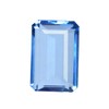 GEMHUB Men's Blue Topaz Gem 94.30 Ct Emerald Shaped Loose Gemstone Blue