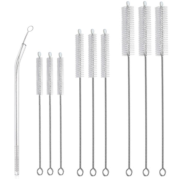 Extra Long Straw Brush, Straw Cleaning Brush,Nylon Pipe Straw Cleaner