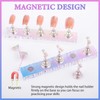 Difenni Nail Stand Acrylic Aurora Nail Display Stand Magnetic Nail