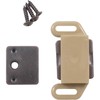 Magnetic Catch, Single Magnet, Brown Plastic by Stone Harbor Hardware