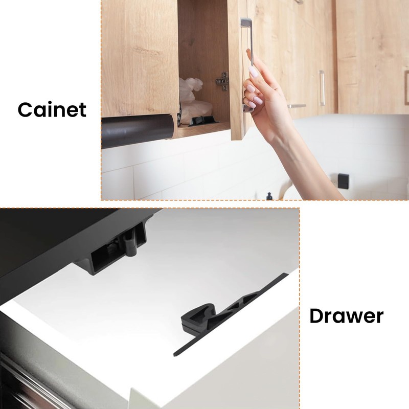 20 Pack RV Drawer Latch/Cabinet Door Latch, Grabber Catches 10