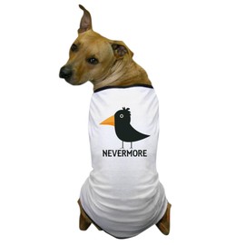 CafePress Nevermore Raven Dog T Shirt Dog T-Shirt, Pet Clothing, Funny Dog Costume