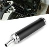 Stainless Steel Exhaust Muffler Silencer 20mm/0.8in Modified Parts for 2