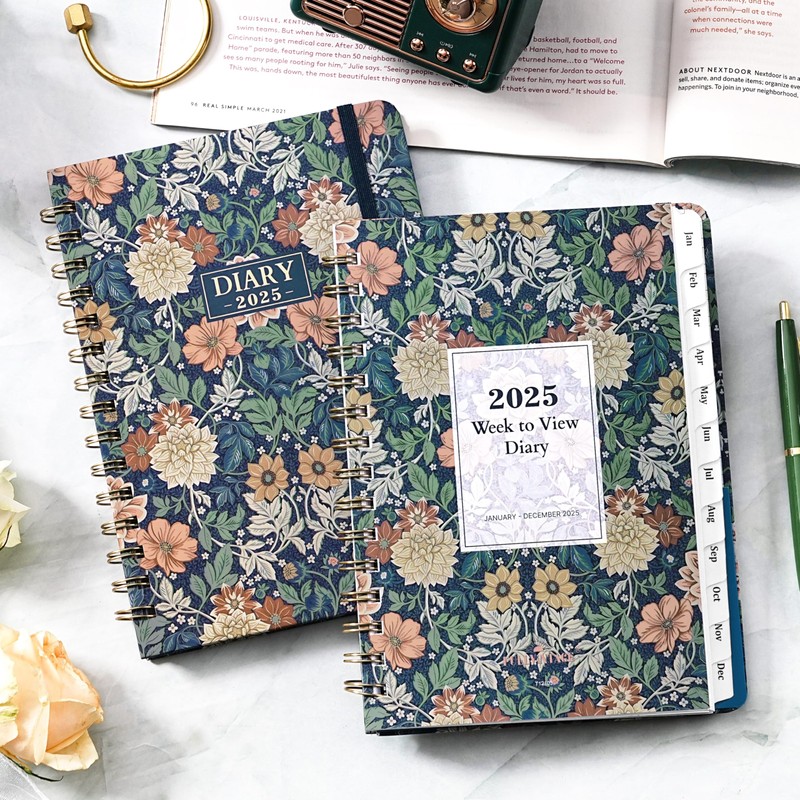 Diary 2025 - A5 Diary Week to View from January