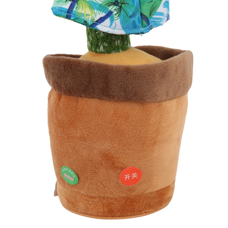 Cactus Plush Toy Multifunction Electronic Cacti Plaything Singing and Dancing